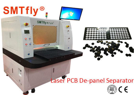 100mm/S 0.6mm Electronic Laser PCB Depanelizer Machine with Safe Sensor