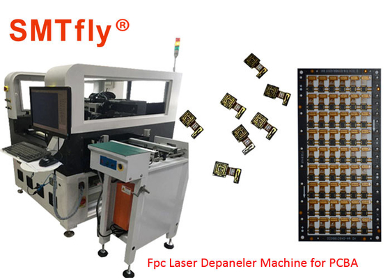 ตัวแยกเลเซอร์ FPC PCB สูงพร้อมหัวเลเซอร์ UV สำหรับสายการผลิตการประกอบ SMT PCB