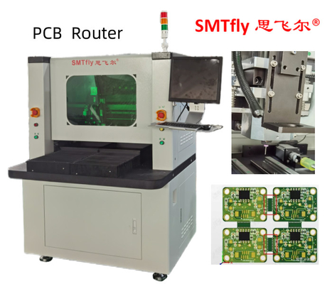 เครื่อง PCB Router 150W 3.5mm หนา CNC Milling