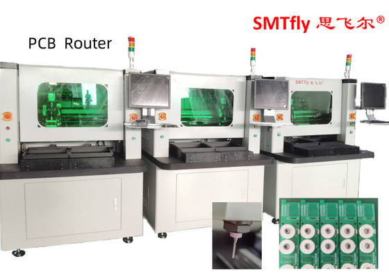 220V 4.2KW เราเตอร์ Depaneling PCB อัตโนมัติพร้อมระบบ Windows 7