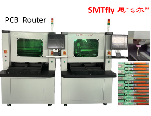 W1650mm KAVO Spindle Automatic PCB Router Depaneling Machine พร้อมกล้อง CCD