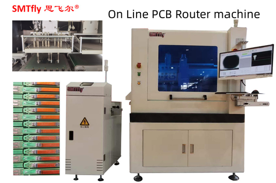 ในสาย PCB Router Machine ความหนา 0.5mm CNC พิมพ์วงจรบอร์ด