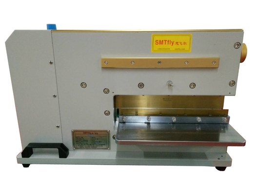 เครื่องแยก PCB ใบมีดเชิงเส้นคมสองใบสำหรับพื้นผิวอลูมิเนียม