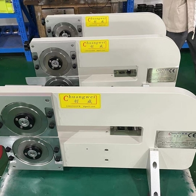 PCB Separator Mahine เครื่องยนต์ V-Groove PCB Depaneler กับใบกลม