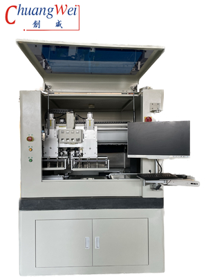 Inline PCB Router Machine ความหนา 0.5-3.5 มม บอร์ดวงจรพิมพ์ CNC