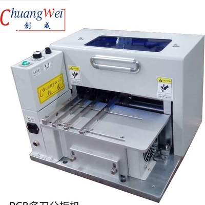 เครื่องกําจัดแผ่น PCB 400mm/s อัตโนมัติเต็ม สําหรับสายการผลิต LED T8 T5