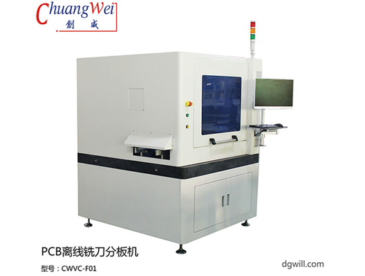 60000RPM เครื่อง PCB Router ความหนา 0.5-3.5mm CNC พิมพ์วงจร board Inline