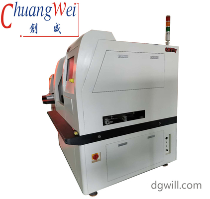 เครื่องรับรองความมั่นใจ เลเซอร์ PCB Depaneling เครื่องเลือกสแตนเลส Inline