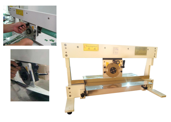 เครื่องแยก PCB คู่มือสําหรับ LED Panel, วงกลมและเส้น Blade PCB Depanelizer
