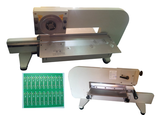 ง่ายในการใช้งาน เครื่องแยก PCB เครื่องตัดด้วยมอเตอร์ FR4 มือผลัก 330mm