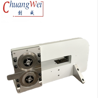 400 มม/วินาที 330 มม เครื่องแยก PCB ใบกลม สําหรับแผ่นอลูมิเนียม
