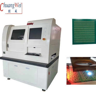 เครื่องตัดละเอียดสูงเลเซอร์ PCB Depaneling เครื่องเฉพาะทางอัตโนมัติ
