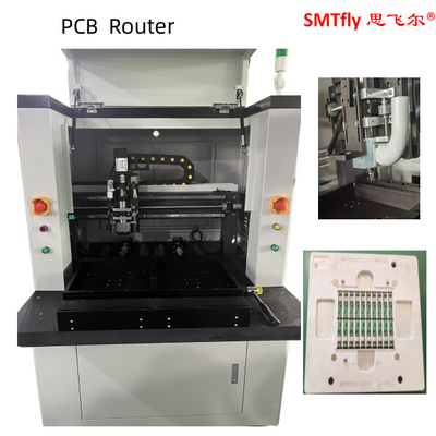 เครื่องตัดแผ่น PCB Router Offline เครื่องทําแผ่นวงจรตั้งตําแหน่ง 0.01 มม