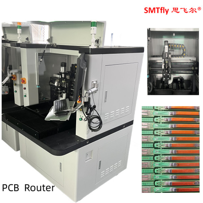 เครื่องตัดแผ่น PCB Router Offline เครื่องทําแผ่นวงจรตั้งตําแหน่ง 0.01 มม