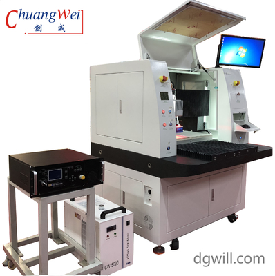 ออฟไลน์เลเซอร์ PCB Depaneling Machine ไม่มีฝุ่น