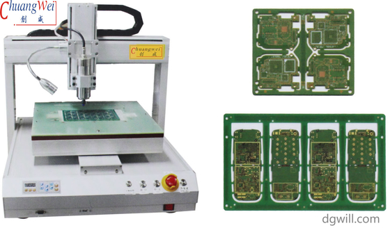 0.3-3.5mm PCB Shearing Thickness บนเครื่อง PCB Router ของเวียดนาม ด้วยพลังงาน 10W