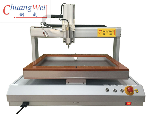 เครื่องเครื่อง PCB Router Desktop Single Bench ด้วยความเร็วการตั้งตําแหน่ง 500mm/s