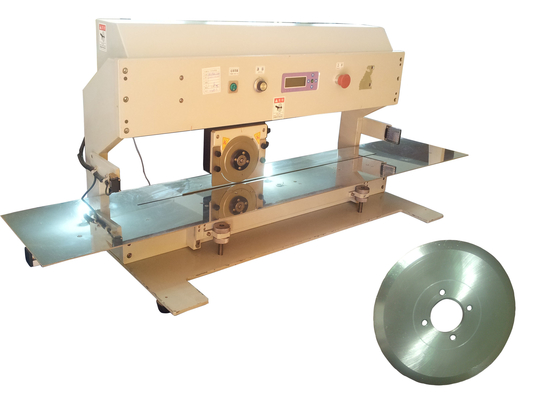 การปรับความแม่นยําของเครื่องตัดวงกลมด้านบนและด้านล่างในเครื่องแยก PCB V-Cut