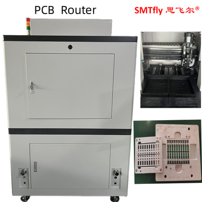 เครื่องทําโปรแกรม CNC แบบมืออาชีพ เครื่องทํารูเตอร์ PCB พร้อมการจัดตั้งกล้อง CCD