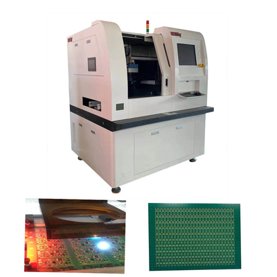ความแม่นยําสูงการตัดความแม่นยําของ 0.02mm กับเลเซอร์ PCB Depaneling Machine