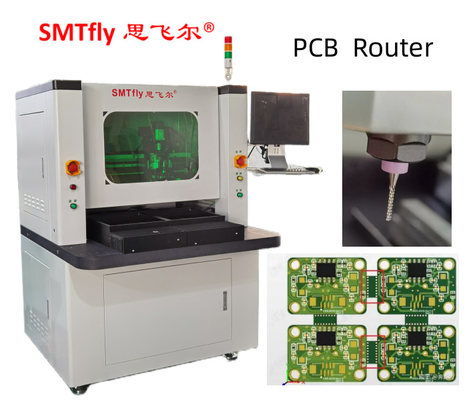 50000rpm/Min เครื่อง PCB CNC Router เครื่อง CCD Camera