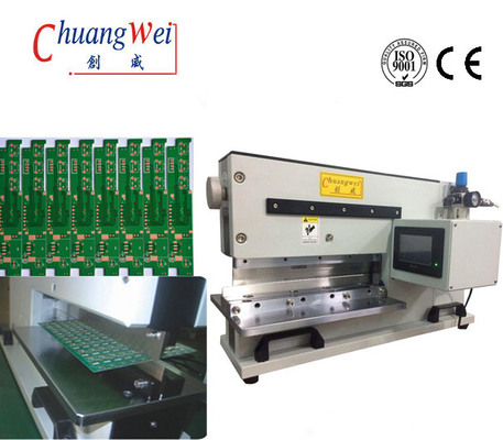 เครื่องตัด PCB V ที่สามารถปรับแต่งได้ สําหรับความหนาและความยาวที่แตกต่างกัน CWVC-450