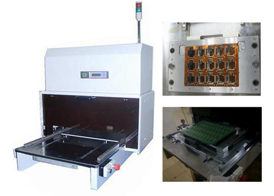 SMT นิวเมติกกึ่งอัตโนมัติอุตสาหกรรมรูโลหะเครื่องเจาะ PCB 220V