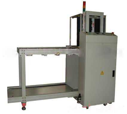 6Sec Min 0.4mm PCB Unloader สายพานโครงสร้างตัวโหลดนิตยสารอัตโนมัติ