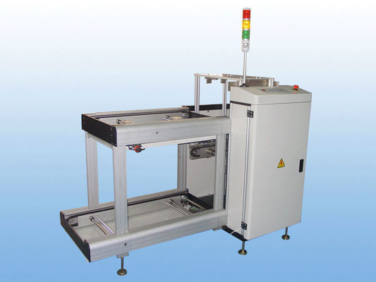 6Sec Min 0.4mm PCB Unloader สายพานโครงสร้างตัวโหลดนิตยสารอัตโนมัติ