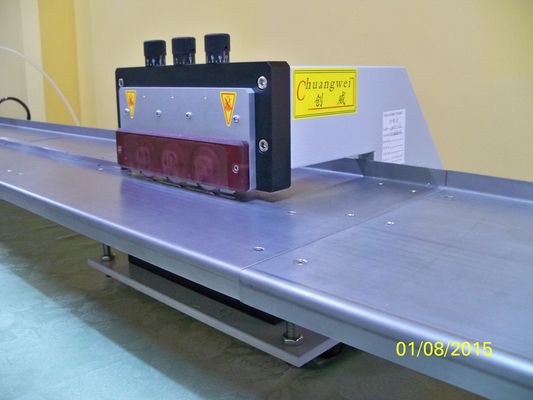 เครื่องแยก PCB ก่อนให้คะแนนแพลตฟอร์มสแตนเลส 2.4 ม