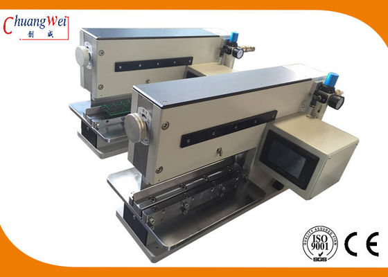 เครื่องแยก PCB ที่ขับเคลื่อนด้วยลมพร้อมใบมีดเชิงเส้นสองใบ