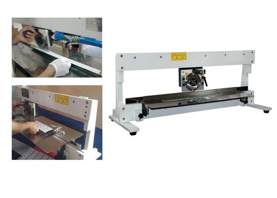 เครื่องแยก PCB สําหรับอุปกรณ์อิเล็กทรอนิกส์เคลื่อนที่ที่มีใบเหล็กเส้นและกลม