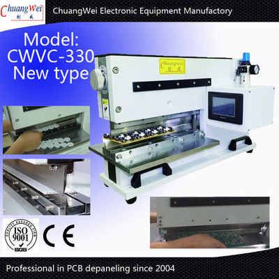 เครื่องแยก PCB V-cut แบบใช้มอเตอร์ขับเคลื่อนด้วยลม Depanelizer Pcb