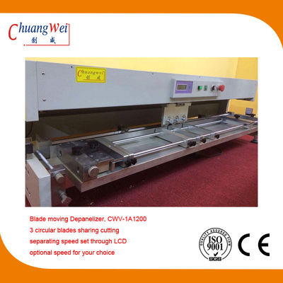 จอแสดงผล LCD เครื่องตัดกระจกอัตโนมัติ 3 ใบมีดแบบวงกลม, ตัวแยก PCB