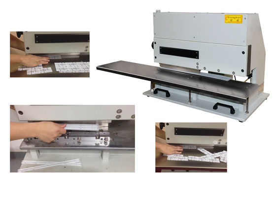 ความหนา 0.3-3.5 มม. นิวเมติก Pcb Depaneling เครื่องจักร พร้อมใบมีดคม