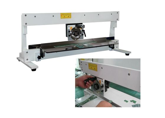เครื่องแยก PCB ที่สามารถปรับระยะว่างได้ สําหรับความลึกของช่องแยกที่แตกต่างกัน
