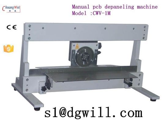 การตัดแผ่น PCB ทําให้ง่ายขึ้นด้วยเครื่องแยก PCB V-Cutting มือ CWV-1M