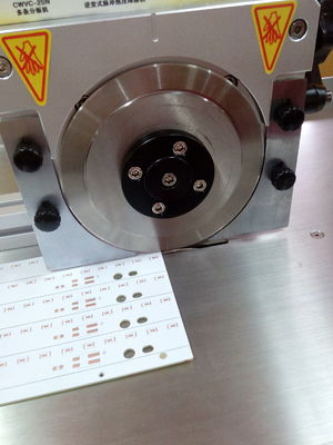 V Groove MCPCB Separator Pre-score PCB Depanelizer สำหรับโรงงานไฟ LED