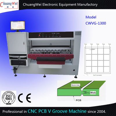3.0KW PCB Depaneling Router เครื่องจักร, 5kg / Cm2 Pcb Routing เครื่องจักร