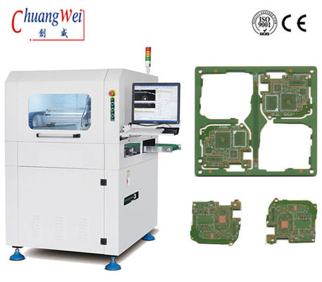 การตรวจสอบ ESD PCB Depaneling Router เครื่องจักร แกน 60000RPM