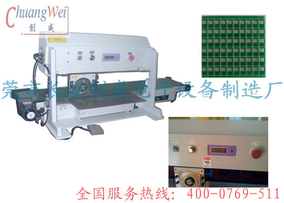 pcb depaneling 2 ใบมีดใยแก้ว 0.6mm FR4 PCB แยกด้วยสายพานลำเลียงและ CE ได้รับการอนุมัติ